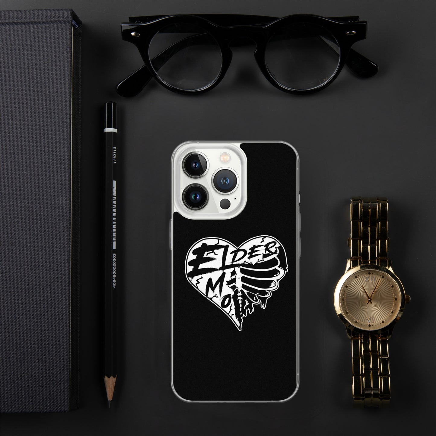 Elder Emo Badge Black Case for iPhone®