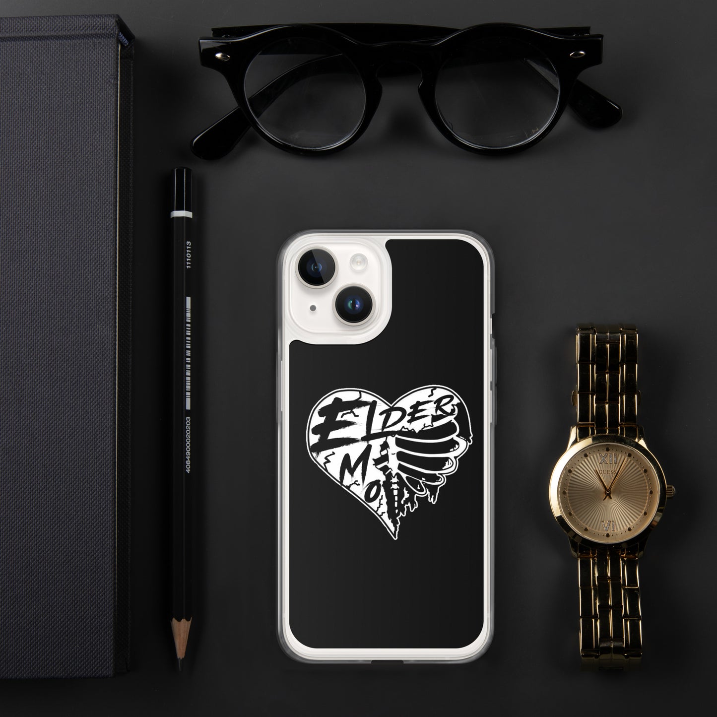 Elder Emo Badge Black Case for iPhone®