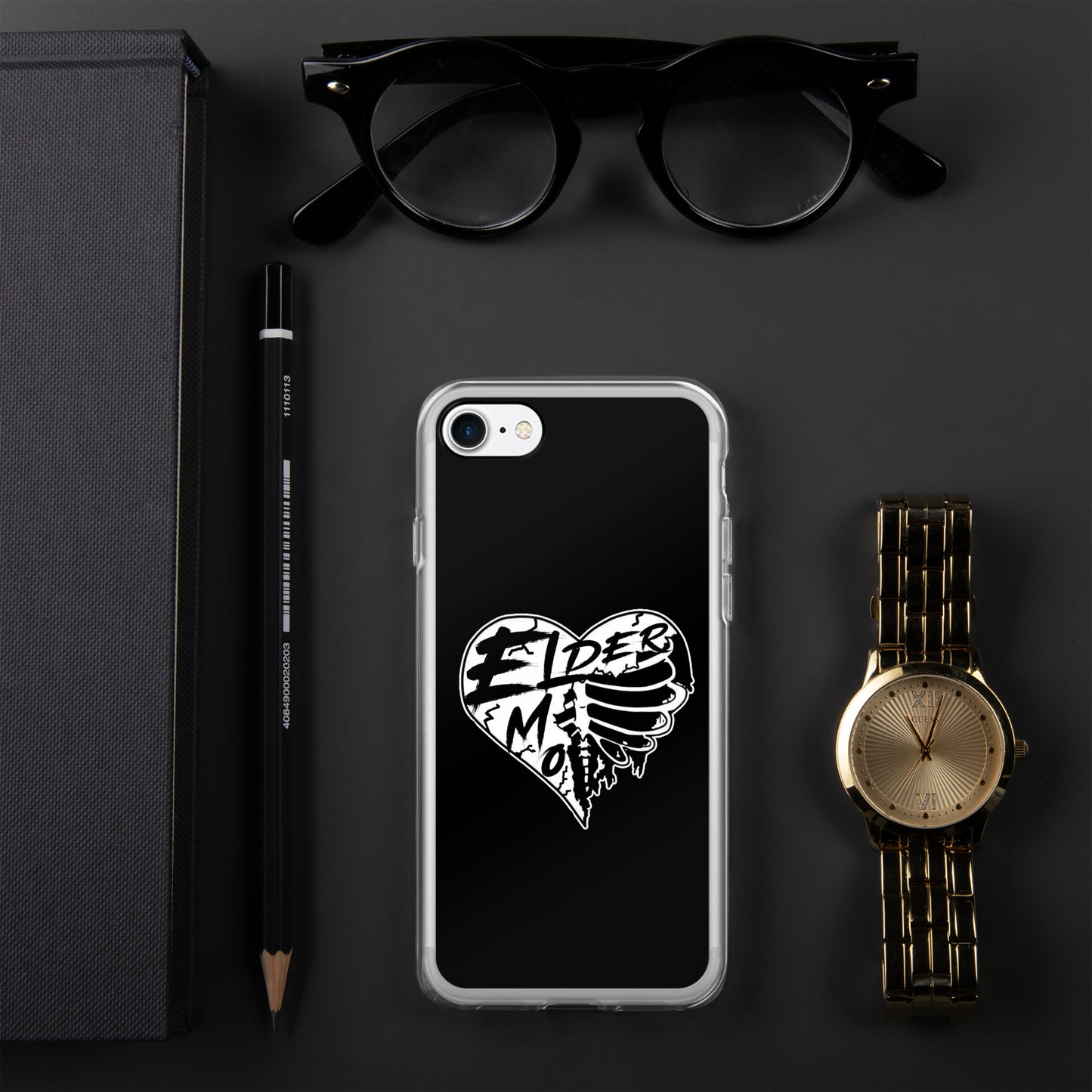 Elder Emo Badge Black Case for iPhone®