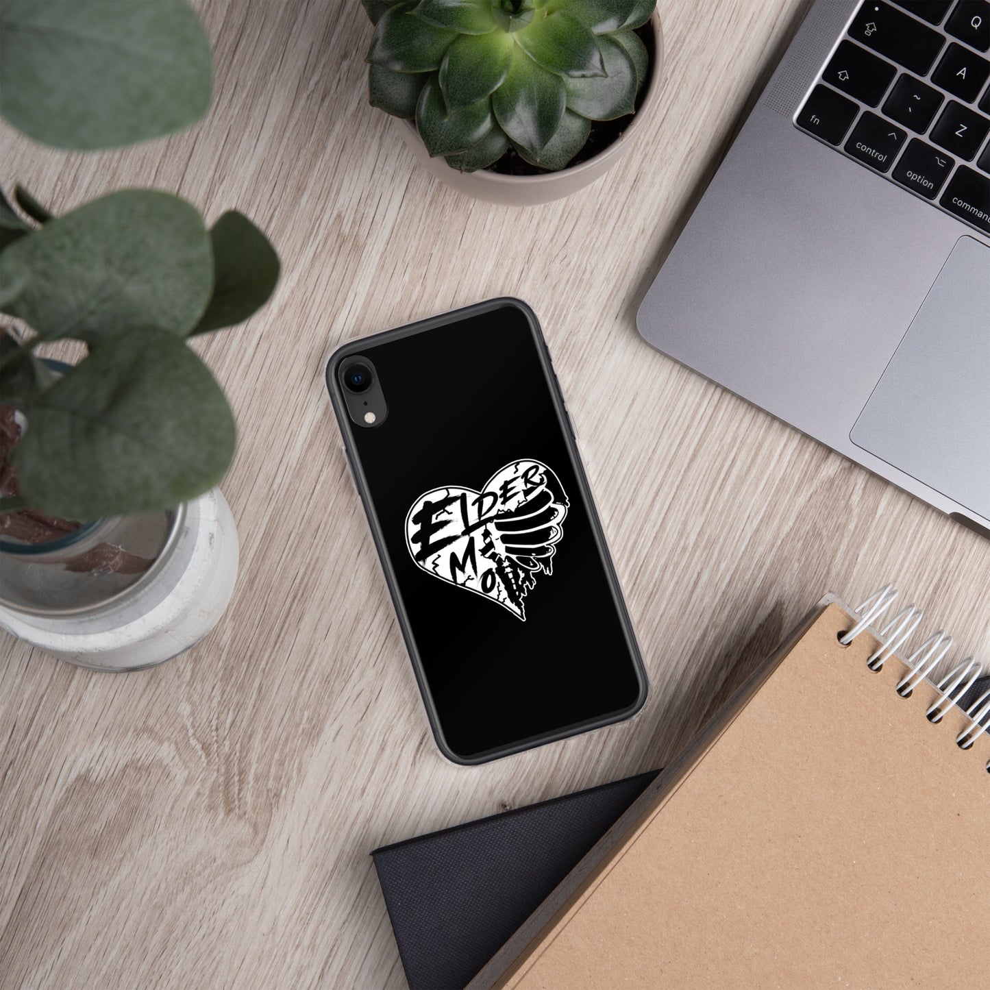 Elder Emo Badge Black Case for iPhone®